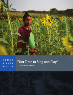 Our Time to Sing and Play