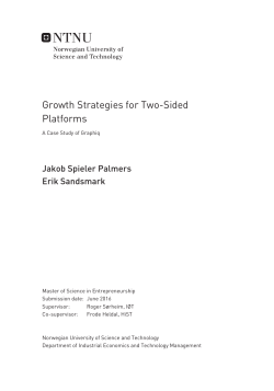 Growth Strategies for Two-Sided Platforms
