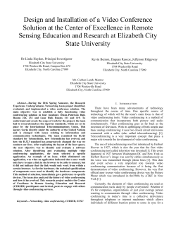 Paper Title - NIA - Elizabeth City State University