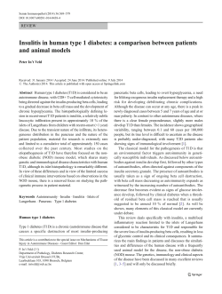 Insulitis in human type 1 diabetes: a comparison between patients