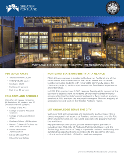 psu quick facts portland state university at a glance let knowledge