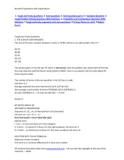Bunuel`s PS Questions with Explanations