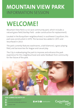 mountain view park - City of Coquitlam