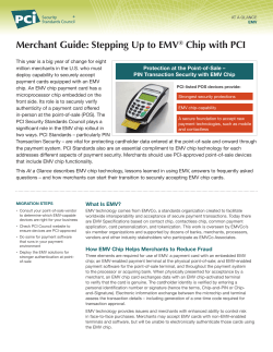 Merchant Guide - Stepping Up to EMV Chip with PCI.indd