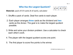 1. Player One: Shuffle the cards and place them facedown in a stack