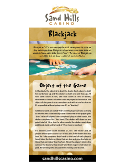 Blackjack - Sand Hills Casino