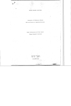 OREGON RESEARCH INSTITIJTE&middot; Reversals &middot;or