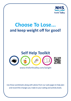 Choose To Lose... - NHS Forth Valley