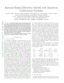 Rational Radial Distortion Models with Analytical Undistortion