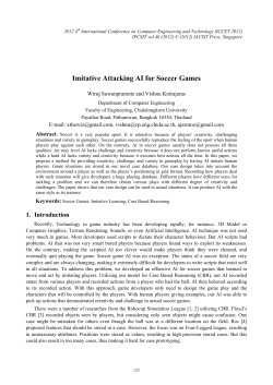 Imitative Attacking AI for Soccer Games