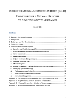 Framework for a National Response to New