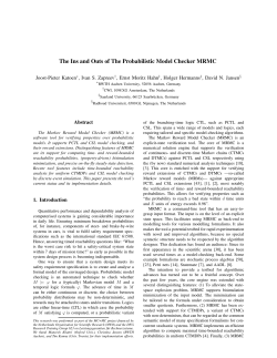 The Ins and Outs of The Probabilistic Model Checker MRMC