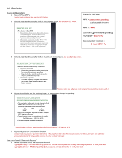 Unit III Exam Review Key