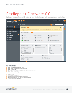 Cradlepoint Firmware 6.0