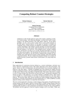 Computing Robust Counter-Strategies