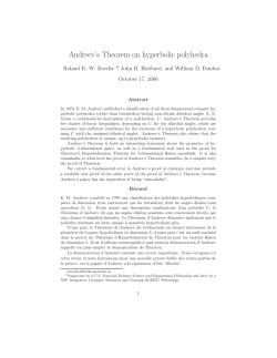 Andreev`s Theorem on hyperbolic polyhedra