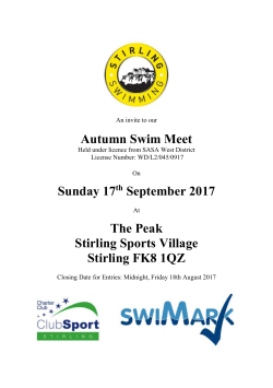 stirling asc - Swim Scotland