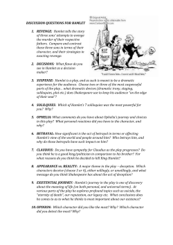 IOC DISCUSSION QUESTIONS FOR HAMLET