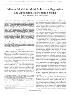 Mixture Model for Multiple Instance Regression