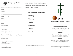 basketball camp flyer - Walla Walla Catholic Schools