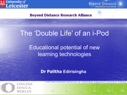 Quick Links - University of Leicester