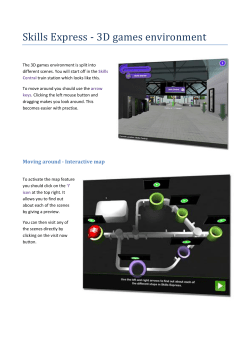 Skills Express - 3D games environment