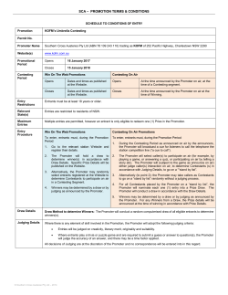 terms and conditions