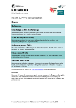 Games - The Department of Education