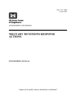 Military Munitions Response Actions (2007)