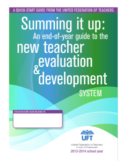 Summing it up: An end-of-year guide to the new teacher