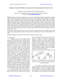 Mapping water quality of Burullus Lagoon using remote sensing and