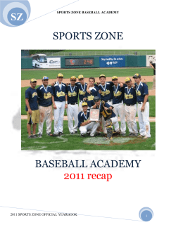 Justin Dattilo #8 - Sports Zone Baseball Academy