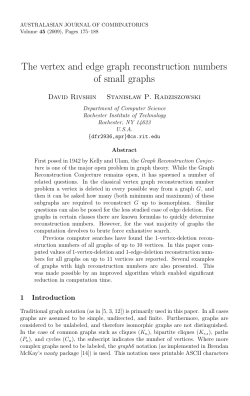 The vertex and edge graph reconstruction numbers of small graphs
