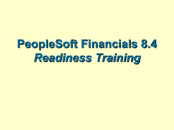 Readiness Training
