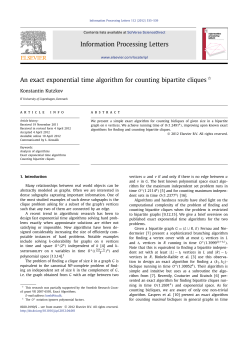 An exact exponential time algorithm for counting