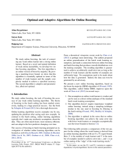 Optimal and Adaptive Algorithms for Online Boosting