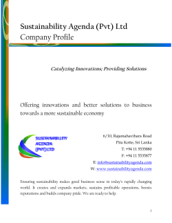 Company Profile - EML Consultants