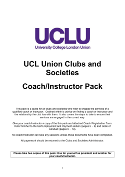 engaging the services of sports coaches