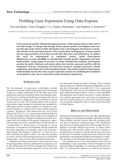 Profiling Gene Expression Using Onto-Express