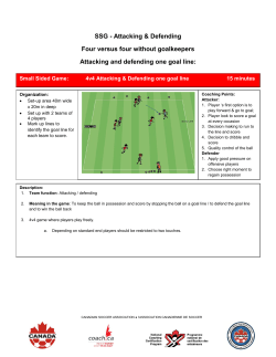 GK + Attacking Goal Line