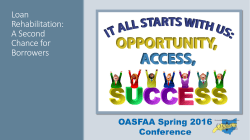 Loan Rehabiliation-A Second Chance for Borrowers