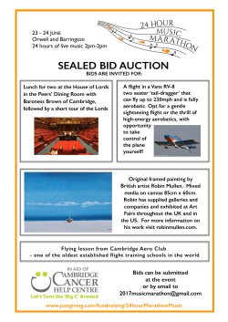 Poster sealed bid 4.pages - Cambridge Cancer Help Centre
