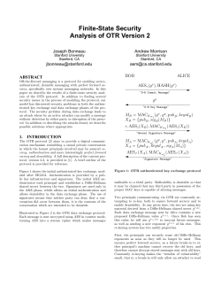 Finite-State Security Analysis of OTR Version 2