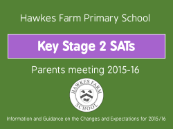 Key Stage 2 SATs