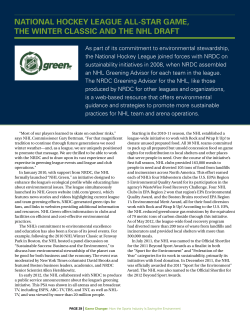NRDC: Game Changer - NHL Case Study