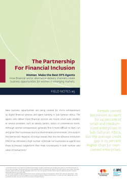 Field Note #5 Women make the Best DFS Agents