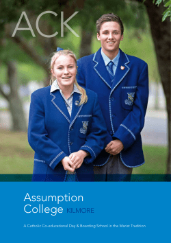 and prospectus. - Assumption College