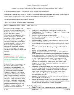 Food Diary - STEAM Edu