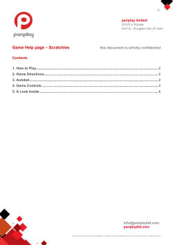 1. How to Play
