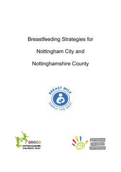 Breastfeeding Strategies for Nottingham City and Nottinghamshire